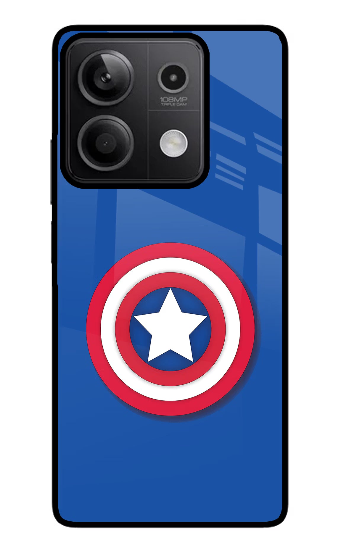 Shield Redmi Note 13 5G Glass Case Back Cover by Casekaro