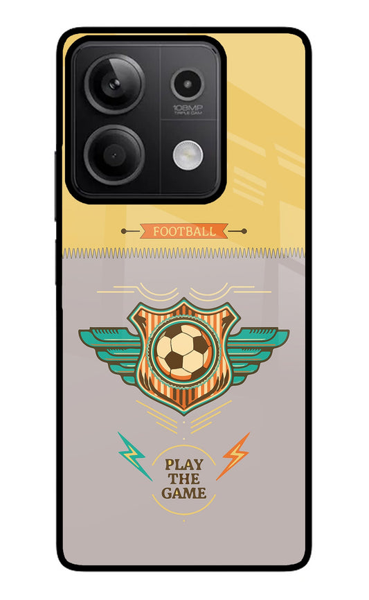 Football Redmi Note 13 5G Glass Case