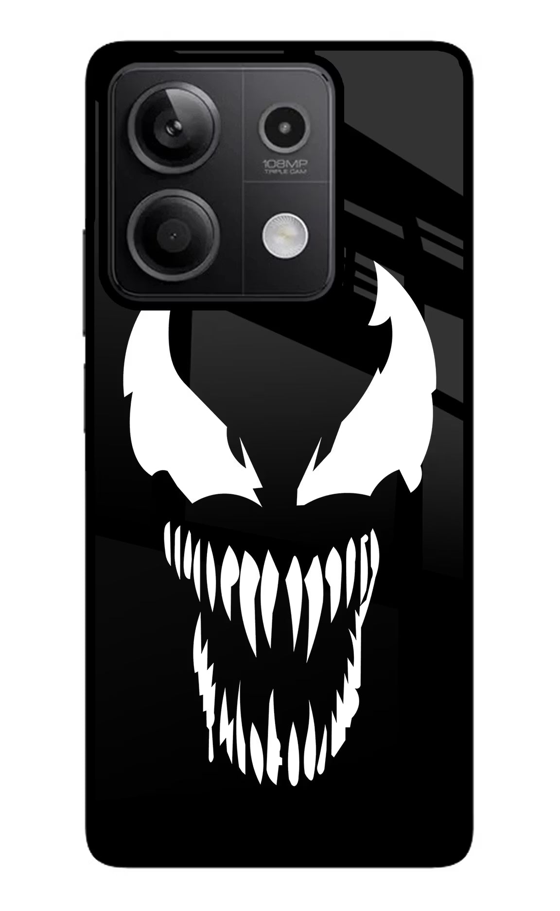 Venom Redmi Note 13 5G Glass Case Back Cover by Casekaro