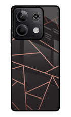 Geometric Pattern Redmi Note 13 5G Glass Case Back Cover by Casekaro