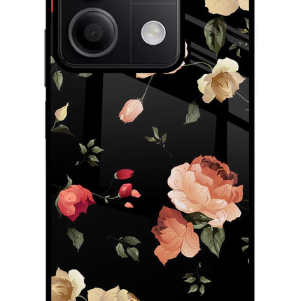Flowers Redmi Note 13 5G Glass Case