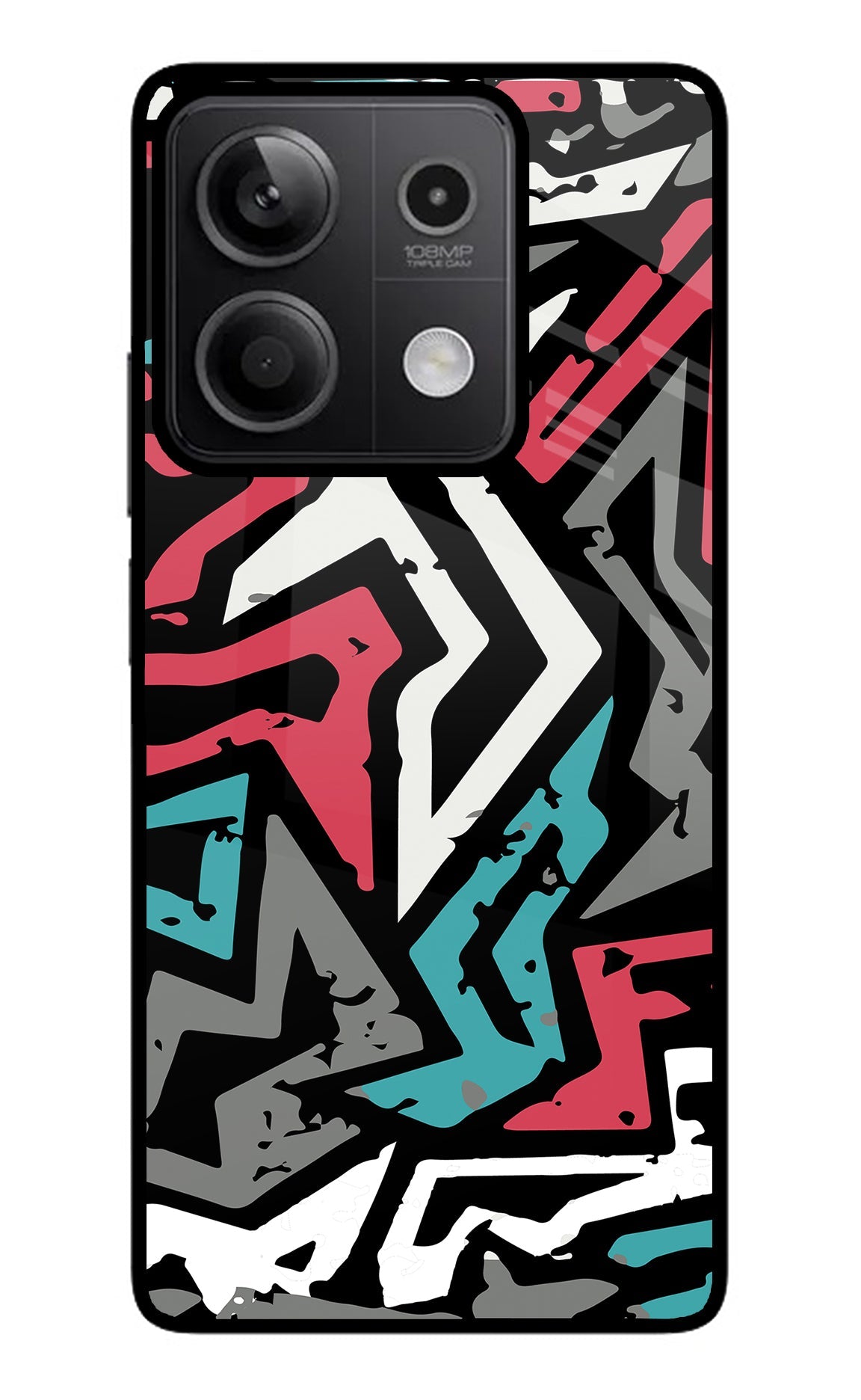 Geometric Graffiti Redmi Note 13 5G Back Cover