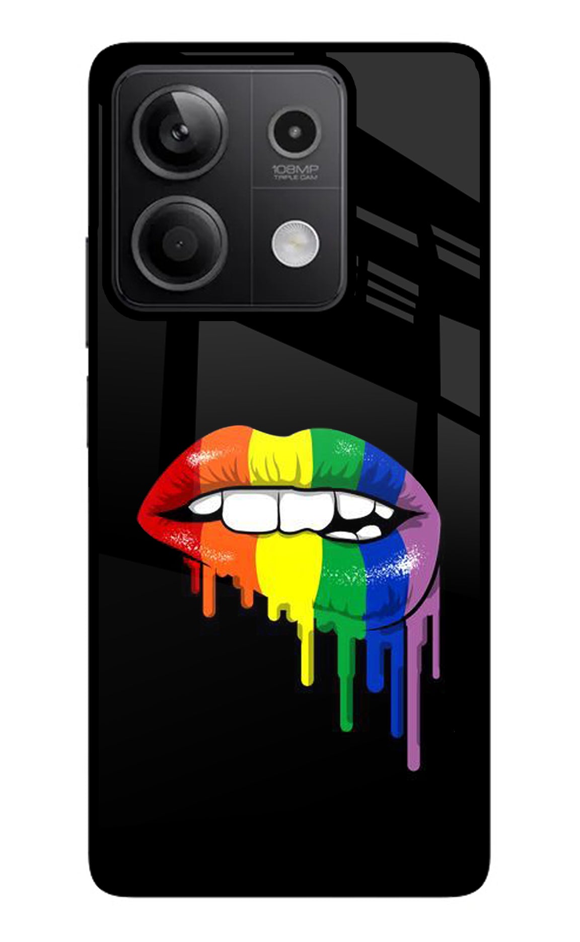 Lips Biting Redmi Note 13 5G Back Cover