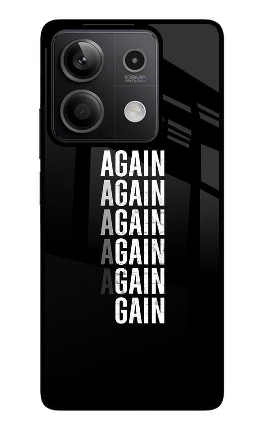 Again Again Gain Redmi Note 13 5G Glass Case