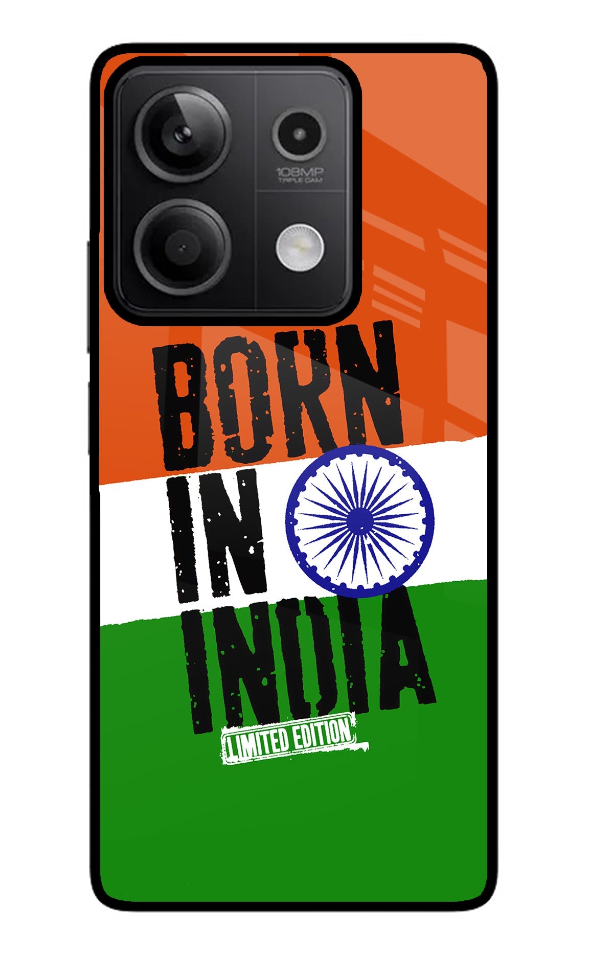 Born in India Redmi Note 13 5G Glass Case
