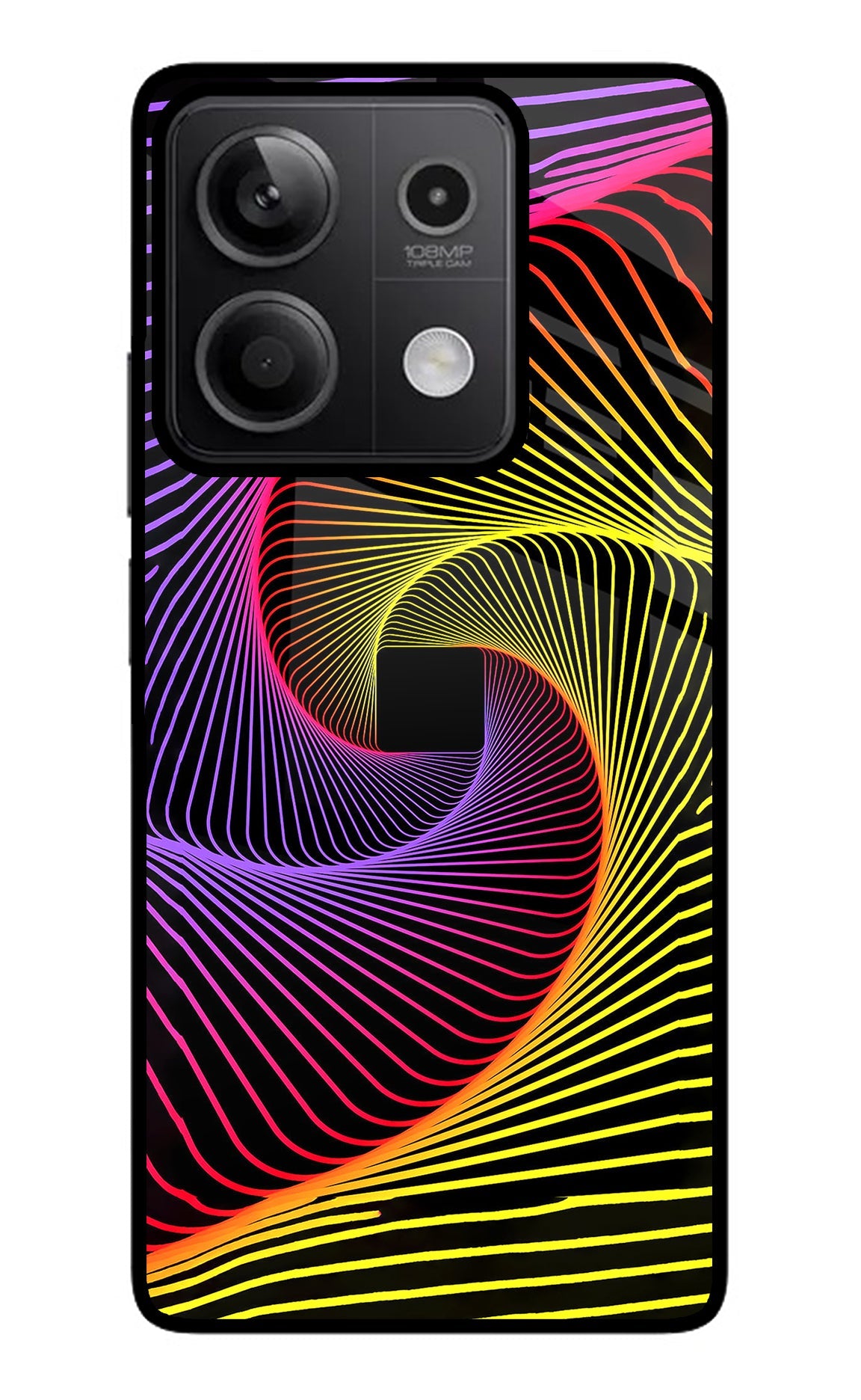 Colorful Strings Redmi Note 13 5G Glass Case