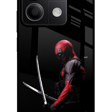 Deadpool Redmi Note 13 5G Glass Case