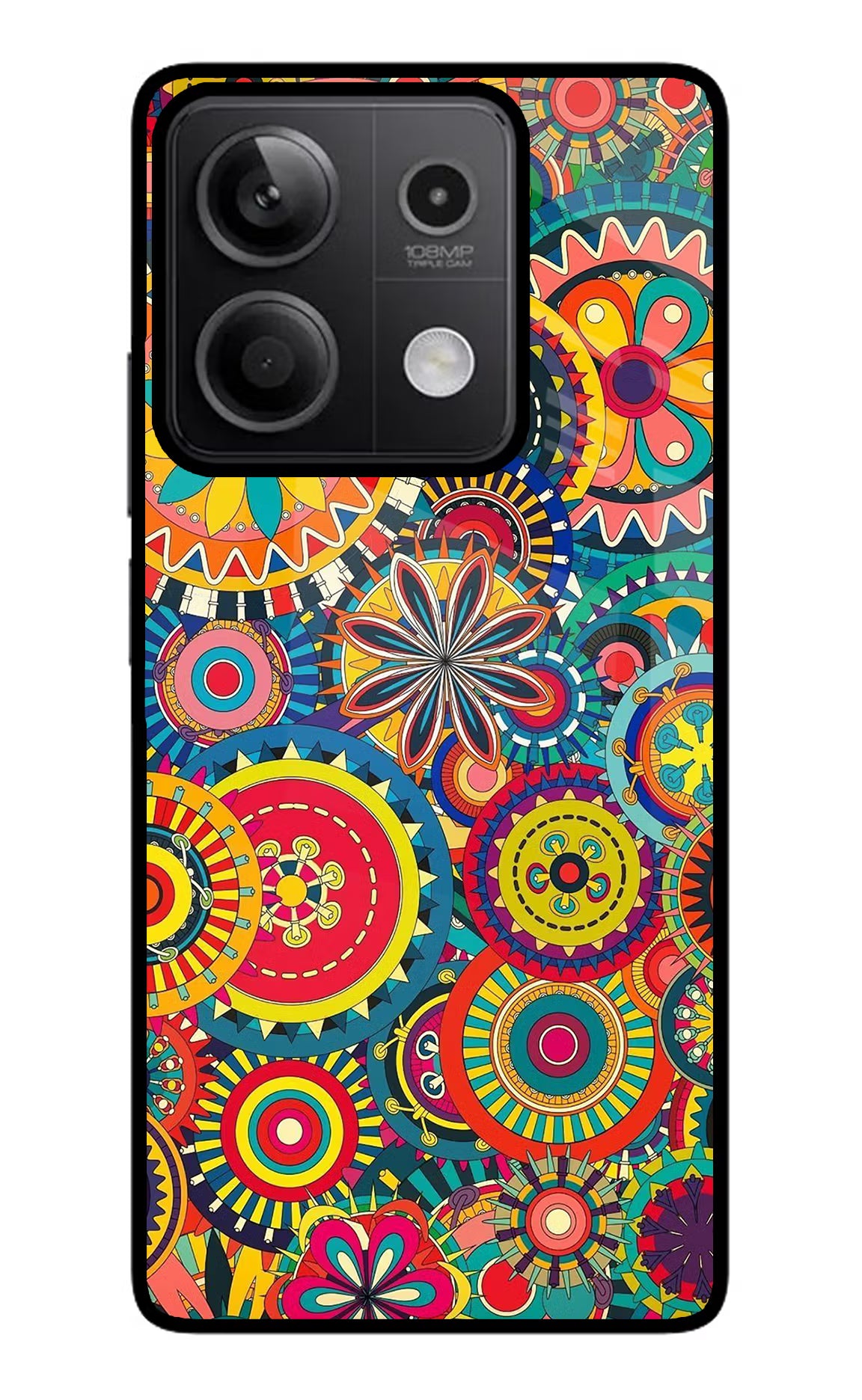 Gol Gol Art Redmi Note 13 5G Glass Case