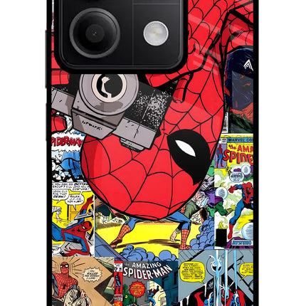 Spider Man Redmi Note 13 5G Glass Case