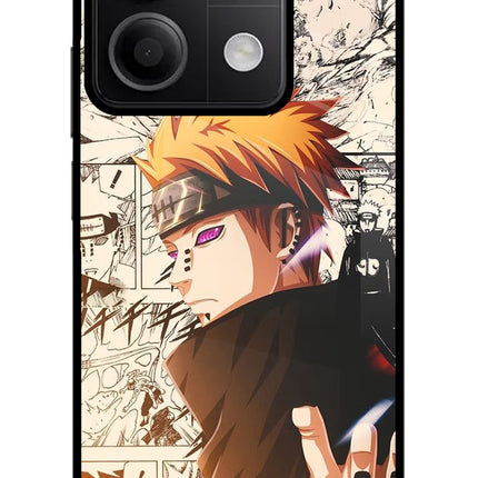 Pain Anime Redmi Note 13 5G Glass Case Back Cover by Casekaro