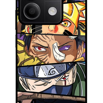Naruto Character Redmi Note 13 5G Glass Case Back Cover by Casekaro
