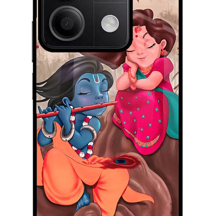Radhe Krishna Redmi Note 13 5G Glass Case