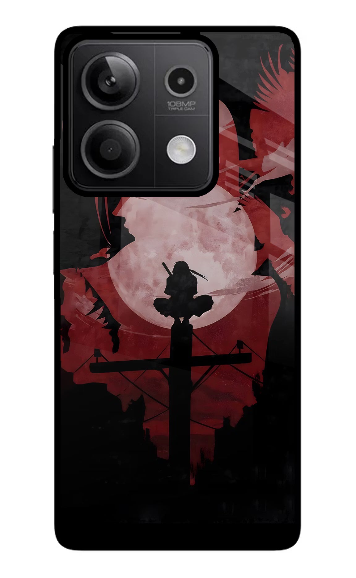 Naruto Anime Redmi Note 13 5G Glass Case Back Cover by Casekaro