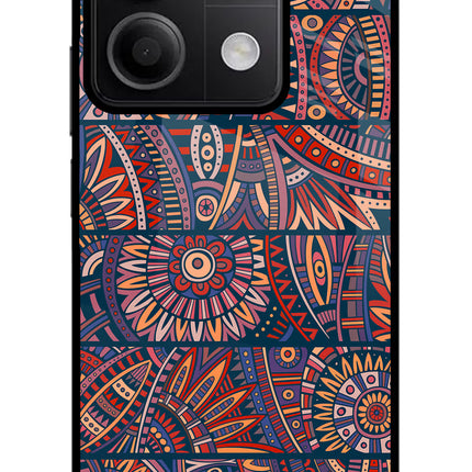African Culture Design Redmi Note 13 5G Glass Case Back Cover by Casekaro