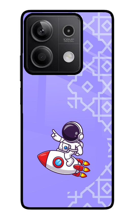 Cute Astronaut Redmi Note 13 5G Glass Case