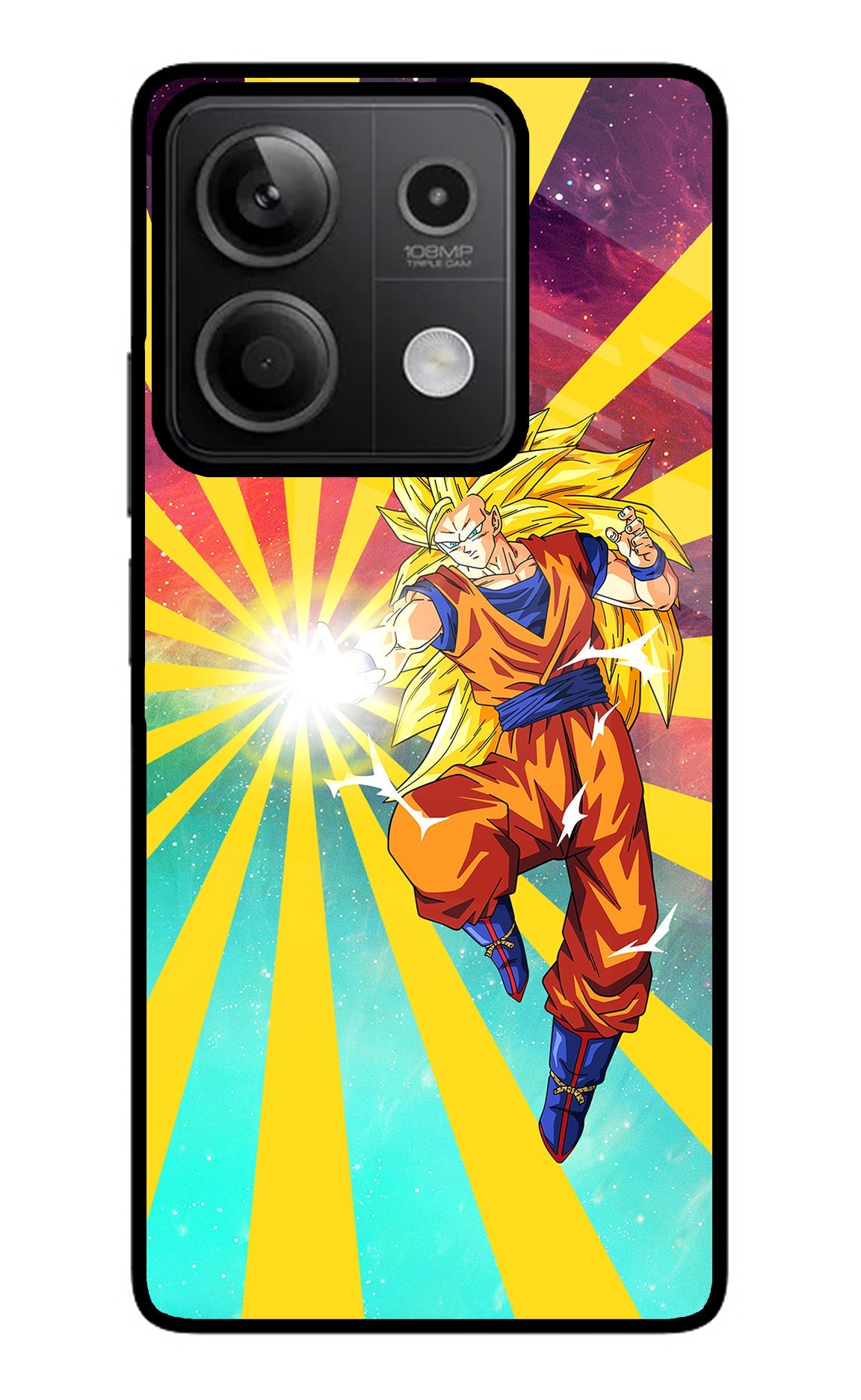 Goku Super Saiyan Redmi Note 13 5G Glass Case