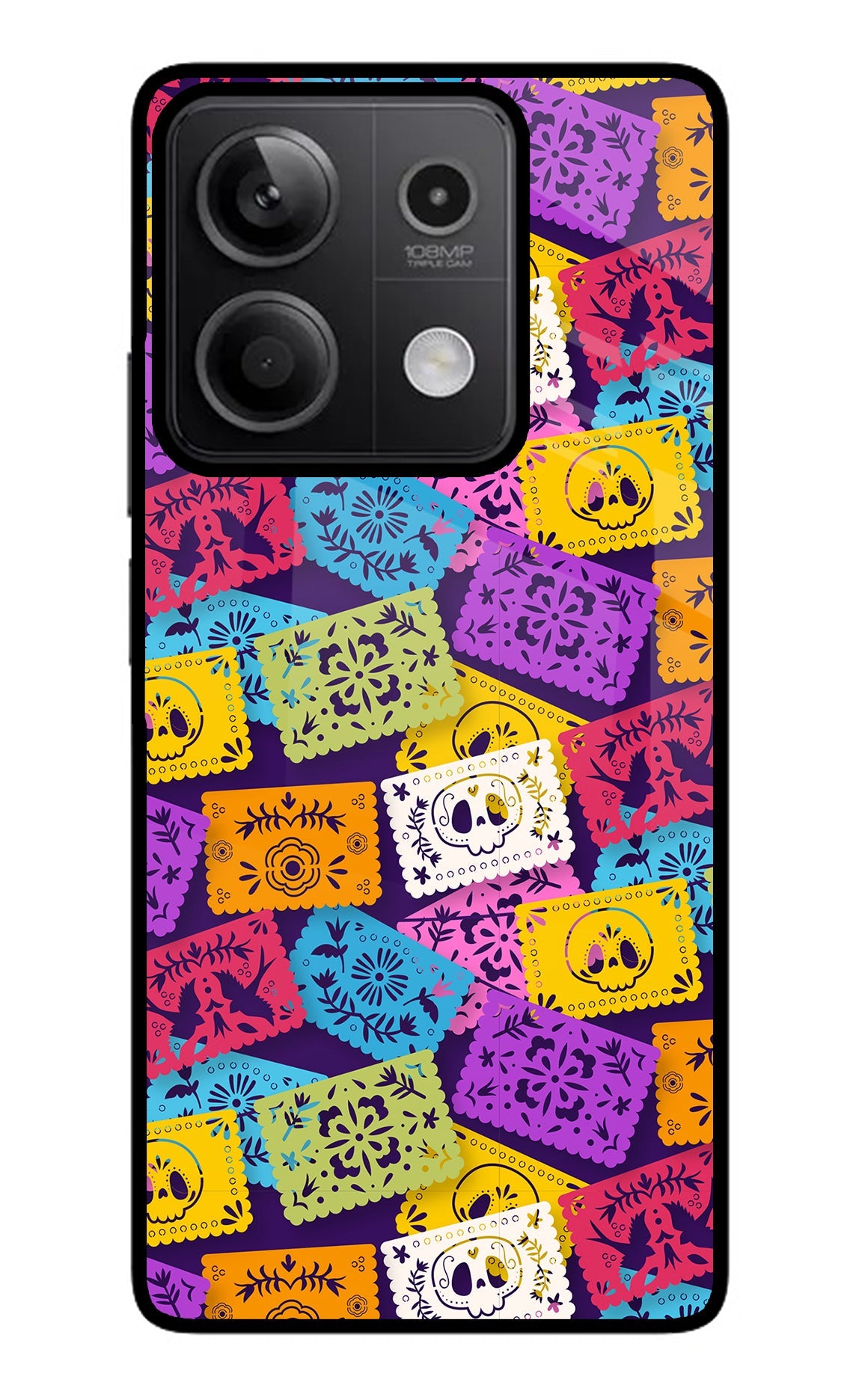 Mexican Pattern Redmi Note 13 5G Back Cover