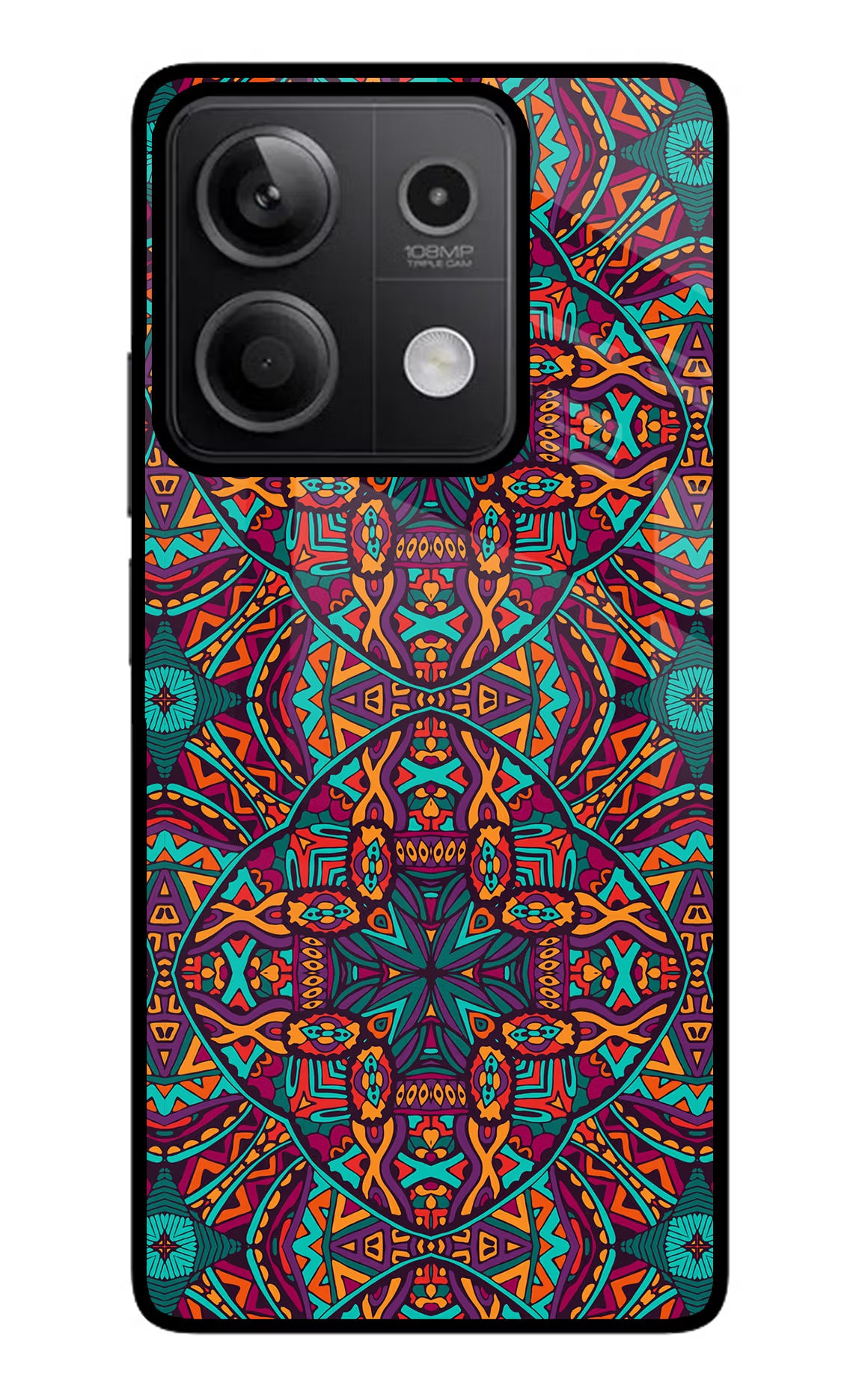 Colour Mandala Redmi Note 13 5G Glass Case