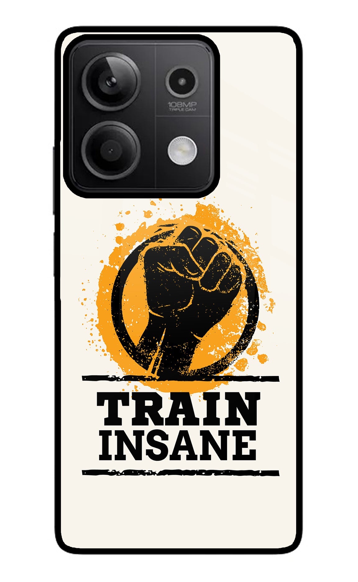 Train Insane Redmi Note 13 5G Glass Case