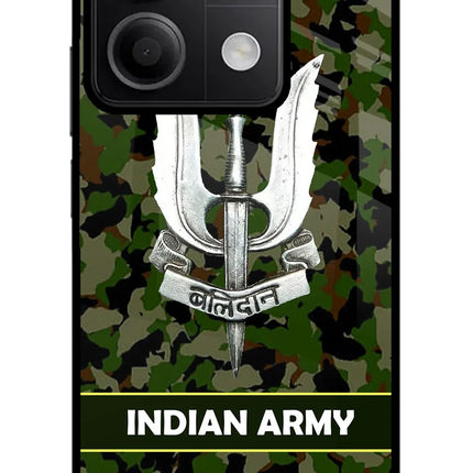 Balidan Indian Logo Redmi Note 13 5G Glass Case