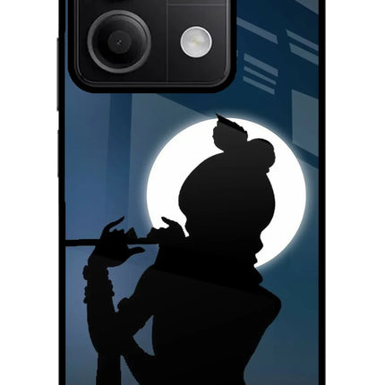 Shri Krishna Silhouette Redmi Note 13 5G Glass Case