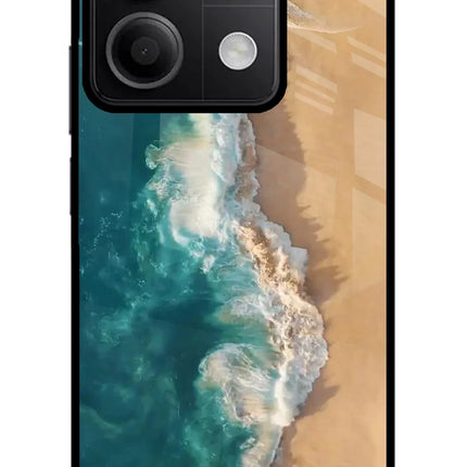 Ocean Beach Redmi Note 13 5G Glass Case