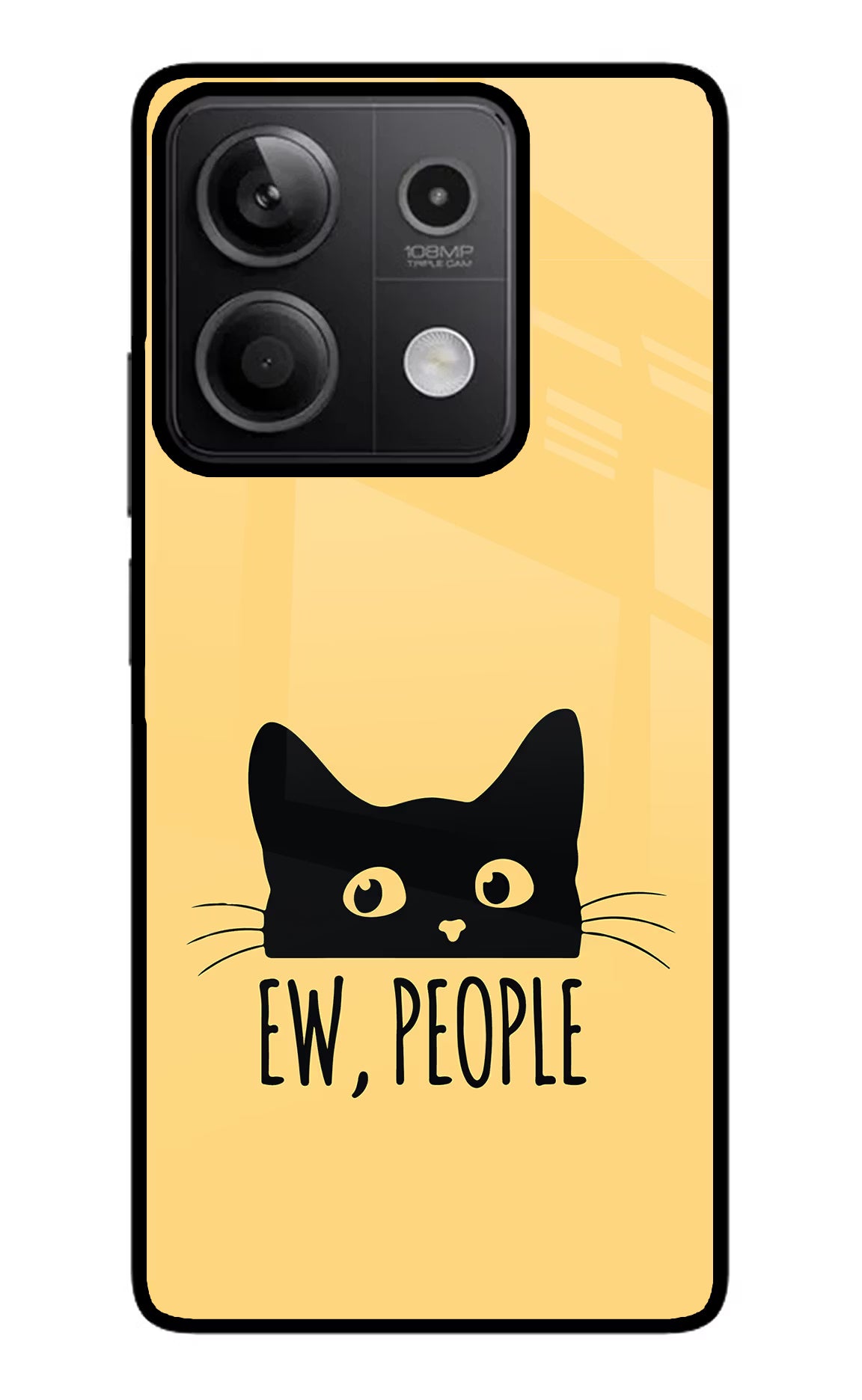 Ew People Catitude Redmi Note 13 5G Glass Case