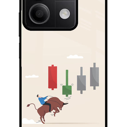 Bull Trading Momentum Redmi Note 13 5G Glass Case