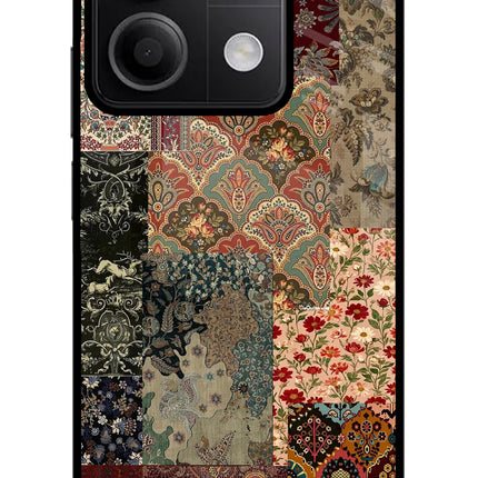 Desi Print Redmi Note 13 5G Glass Case Back Cover by Casekaro