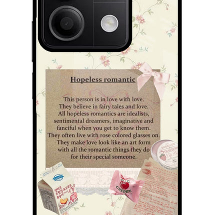 Hopeless Romantic Redmi Note 13 5G Glass Case