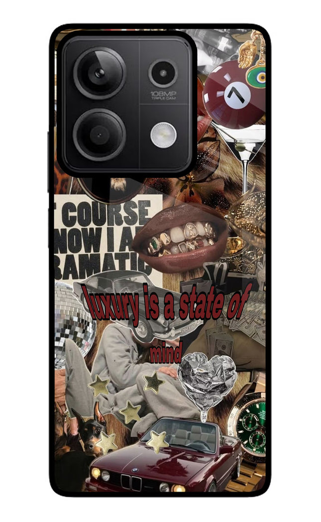 Luxury Redmi Note 13 5G Glass Case