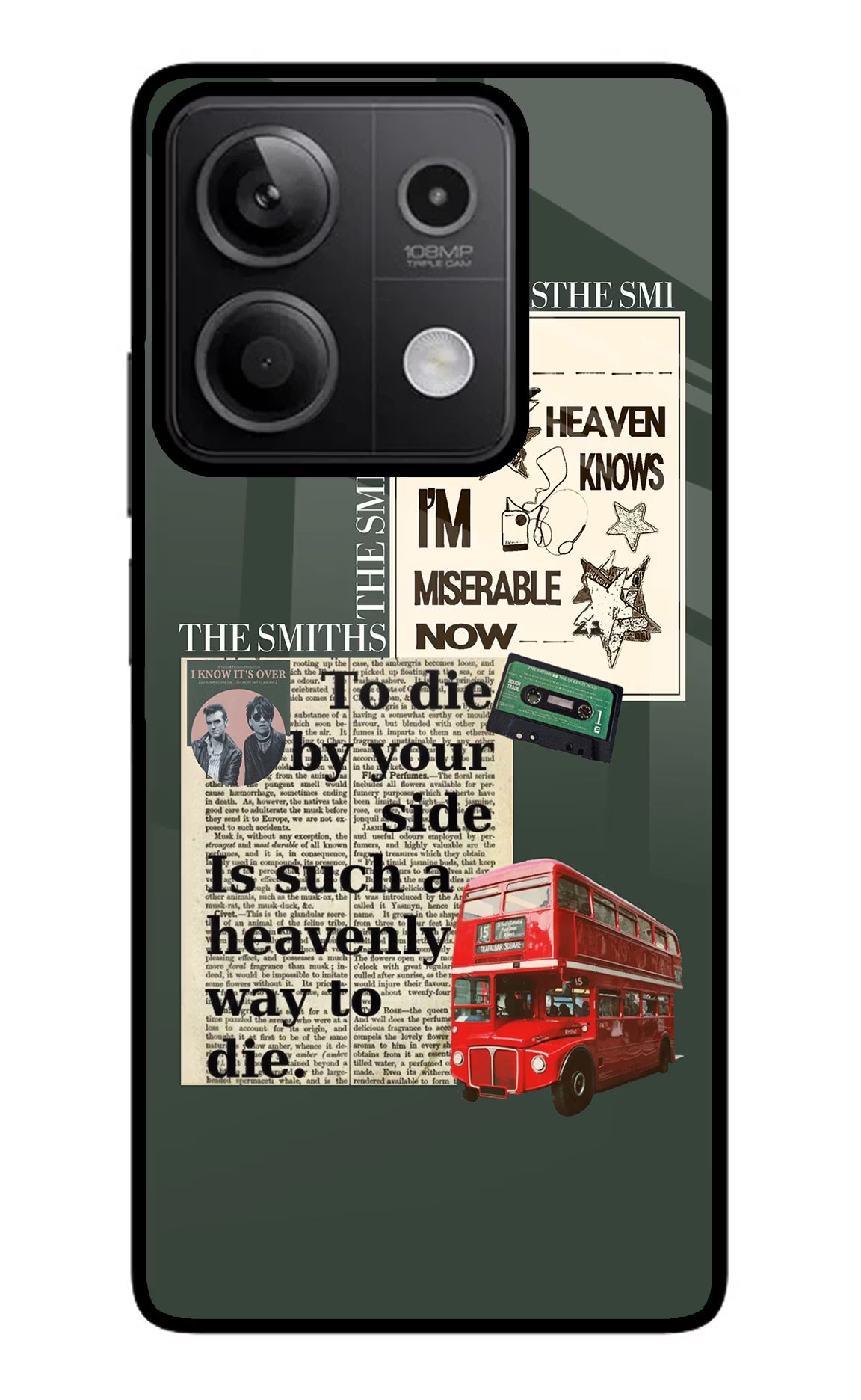 The Smiths Redmi Note 13 5G Glass Case Back Cover by Casekaro