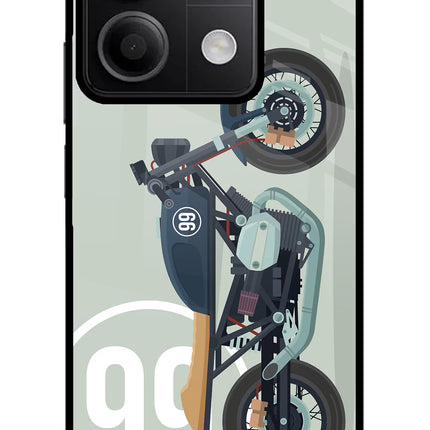 Classic Cafe Racer 99 Redmi Note 13 5G Glass Case