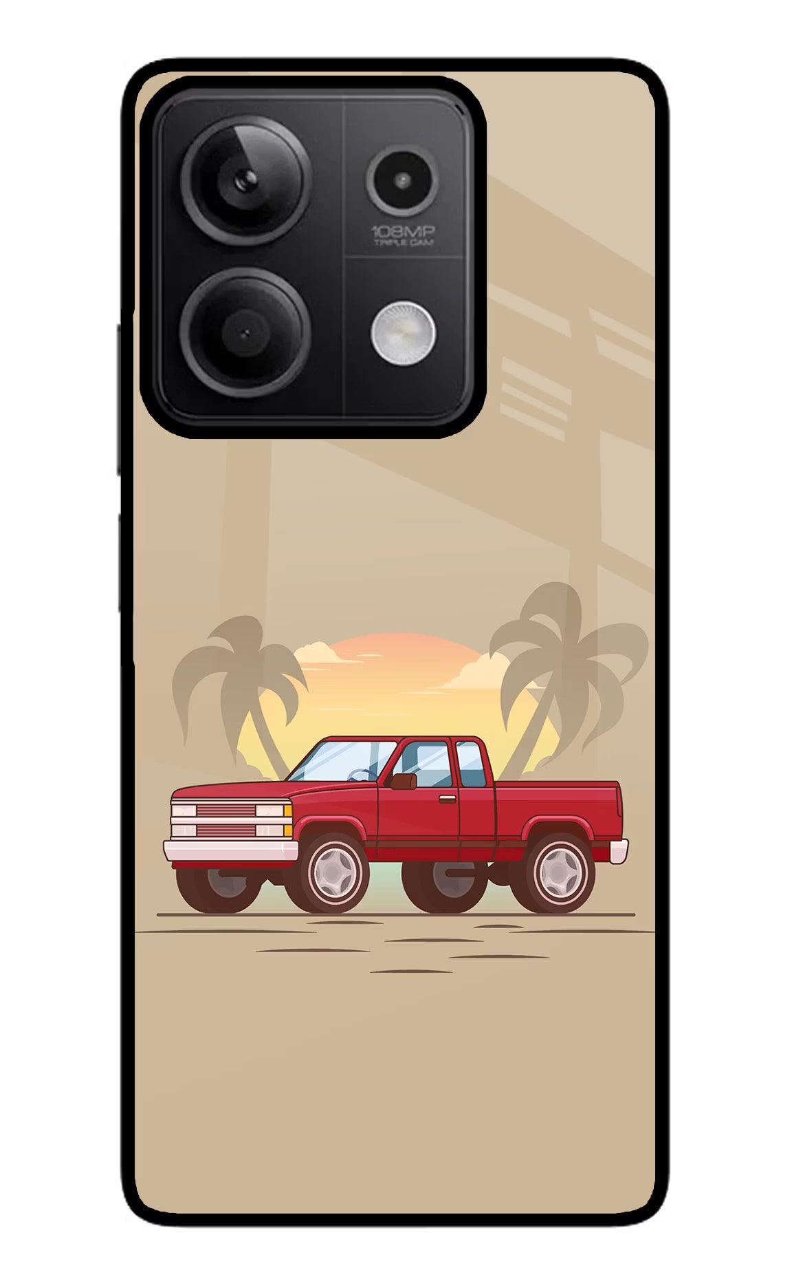 Desert Classic Drive Redmi Note 13 5G Glass Case