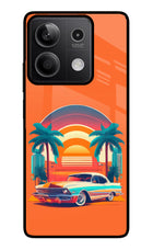 Palm Drive 80s Redmi Note 13 5G Glass Case