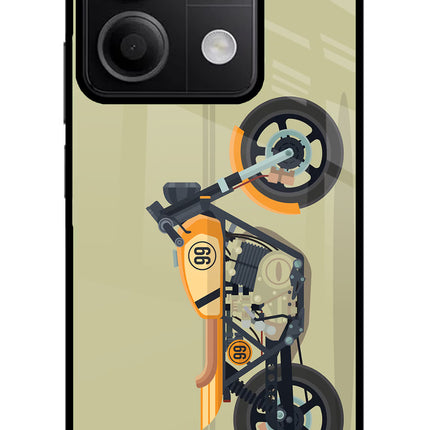Vertical Speedster Redmi Note 13 5G Glass Case