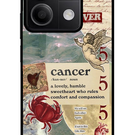 Cancer Zodiac Redmi Note 13 5G Glass Case