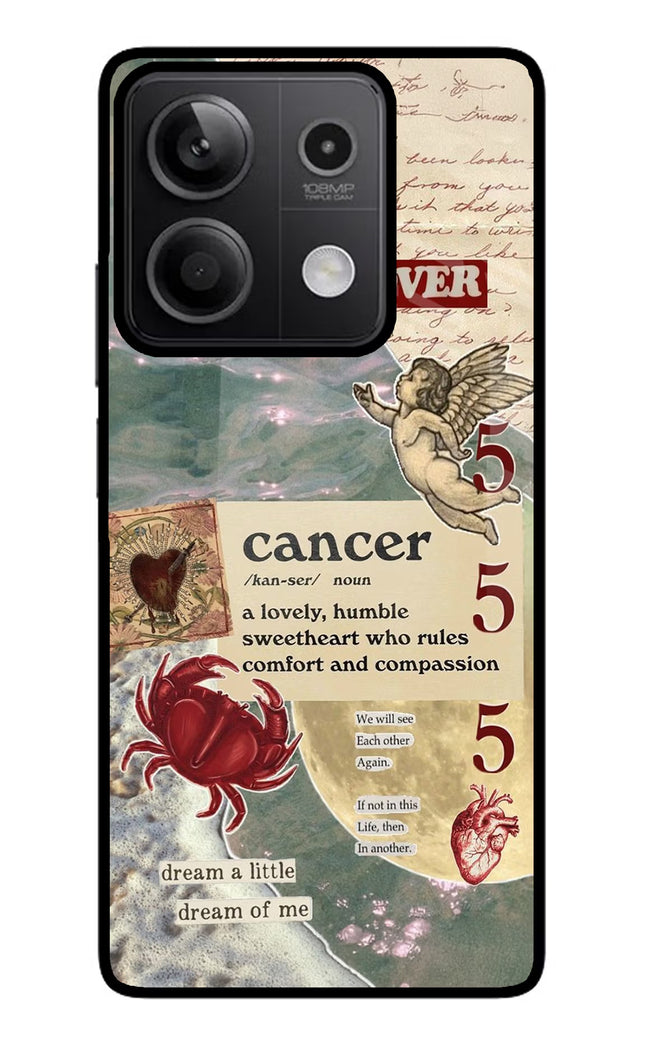 Cancer Zodiac Redmi Note 13 5G Glass Case
