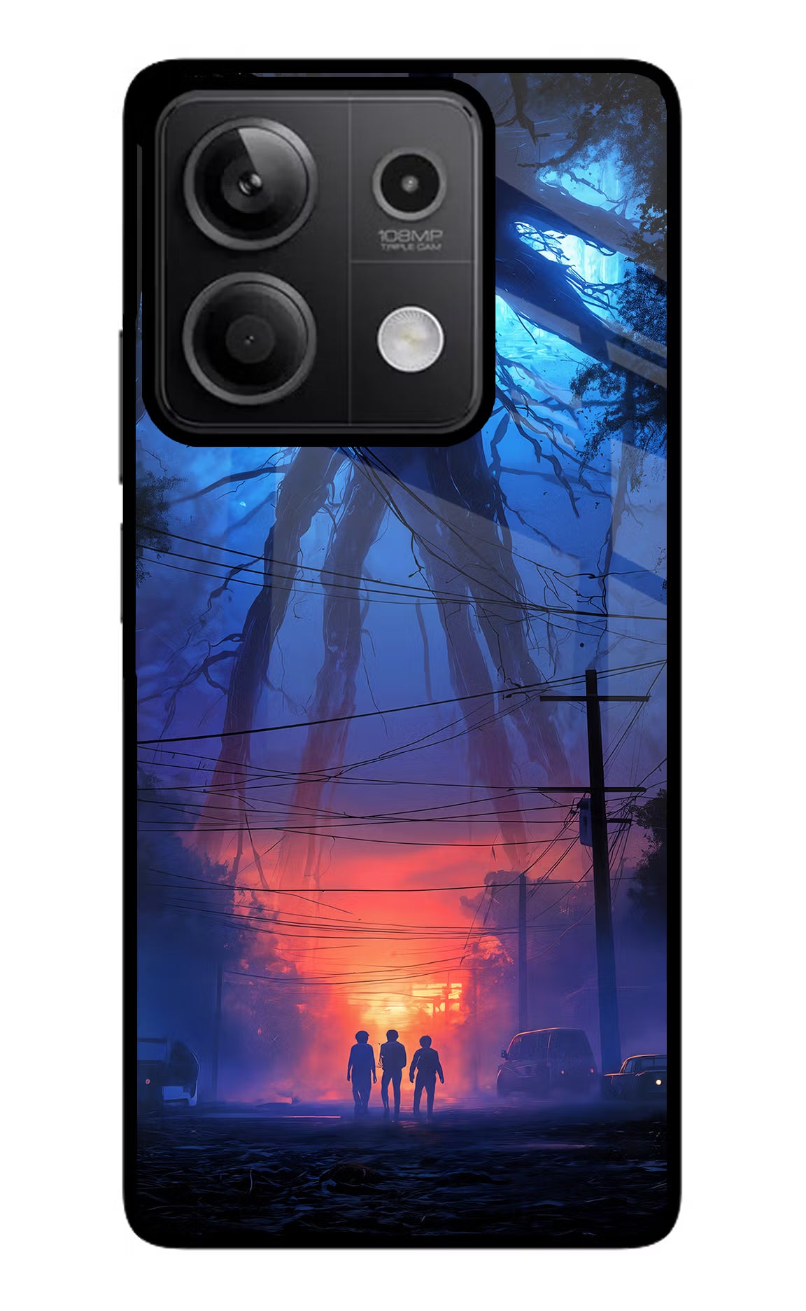 Ordinary Things Shadow Redmi Note 13 5G Glass Case Back Cover by Casekaro