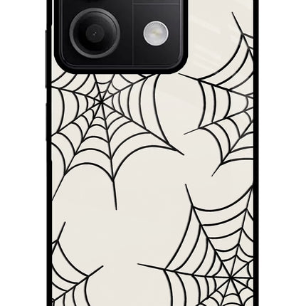 Spider Web Redmi Note 13 5G Glass Case