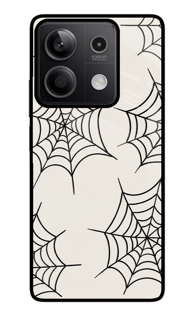Spider Web Redmi Note 13 5G Glass Case