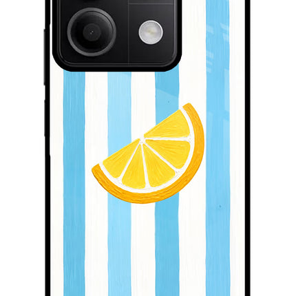 Summer Lemon Redmi Note 13 5G Glass Case