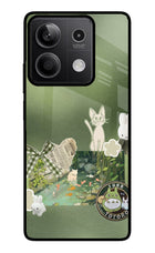 Aesthetic anime Redmi Note 13 5G Glass Case