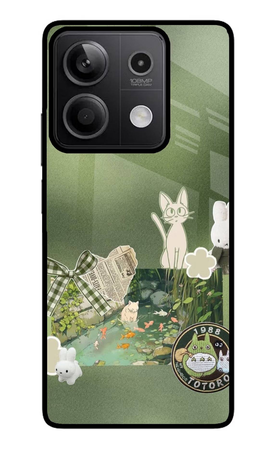 Aesthetic anime Redmi Note 13 5G Glass Case