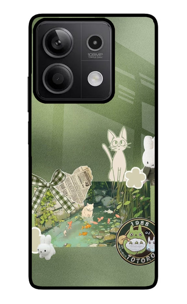 Aesthetic anime Redmi Note 13 5G Glass Case