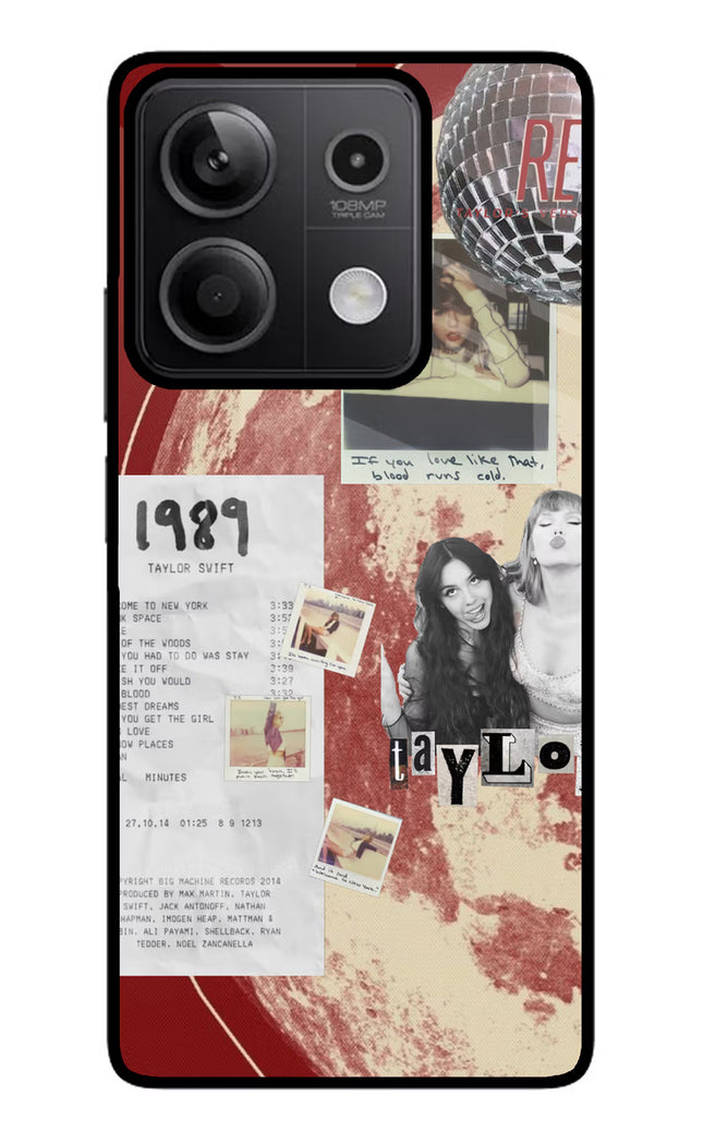 Taylor Swift Redmi Note 13 5G Glass Case