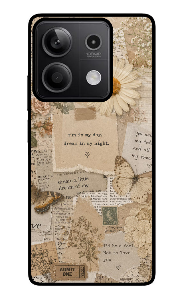 Vintage case Redmi Note 13 5G Glass Case