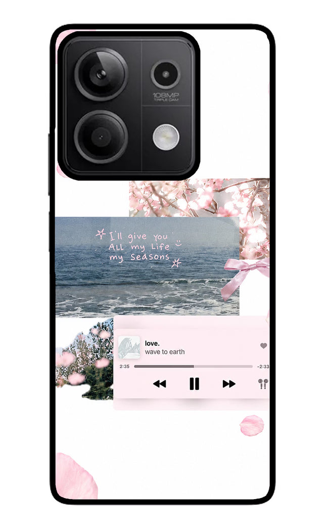 Wave to earth Redmi Note 13 5G Glass Case