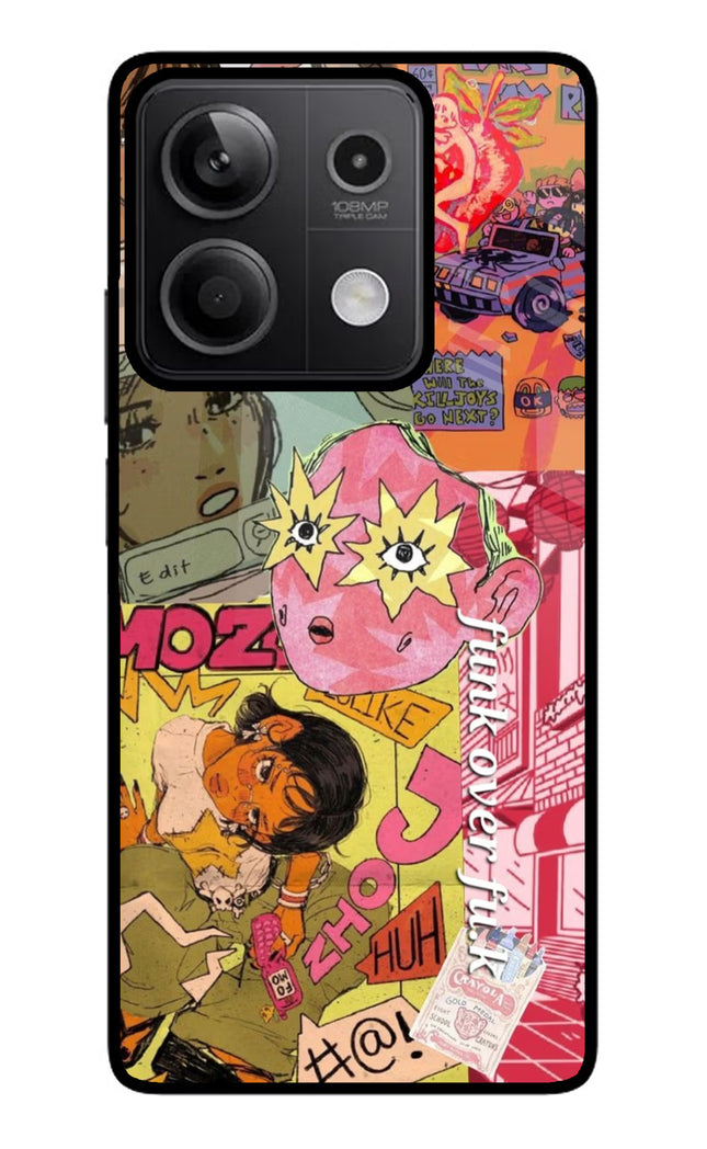Funkover Redmi Note 13 5G Glass Case