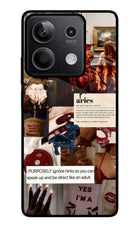 Zodiac Aries Redmi Note 13 5G Glass Case